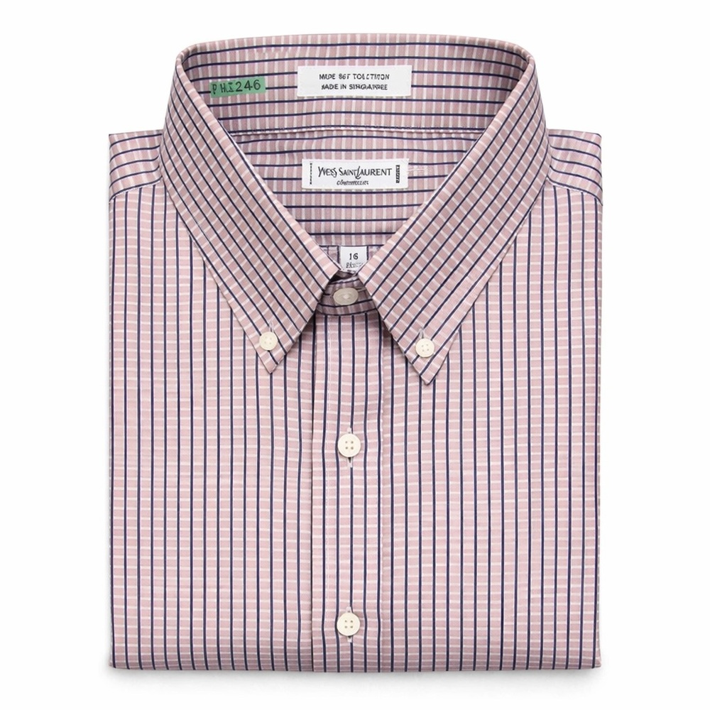 NWOT Men’s Yves Saint Laurent YSL Dress shirt/button down 16 32 33. - Picture 3 of 3